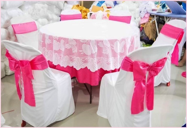 โรงงานผลิตผ้าคลุมเก้าอี้และผ้าคลุมโต๊ะ-พัชรินทร์ผ้าคลุมเก้าอี้